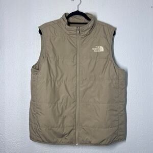 The North Face Men's Large Reversible Puffer Vest Insulated Full Zip Outerwear